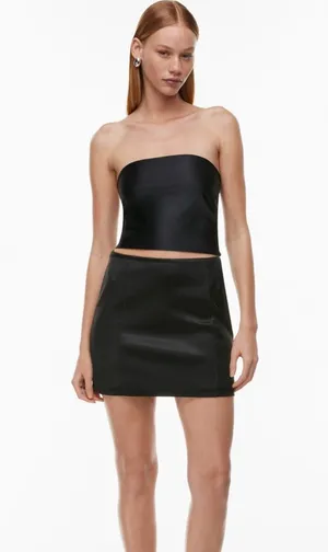 Aritzia Ten - Satinette Swipe Tube Top thumbnail 1