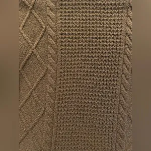 BP Cotton Cable Knit Sweater Dress Olive Breen XXS thumbnail 6