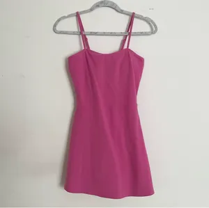 Alo Yoga Alosoft Courtside Tennis Dress Athletic Paradise Pink S thumbnail 2