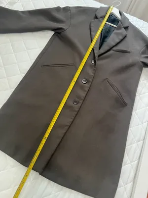 ZARA Brown Oversized Longline Blazer Coat Quiet Luxury Minimalist Old Money Sz S thumbnail 11
