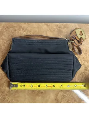 Dooney & Bourke Black Nylon Small Shoulder Bag Duck Logo Y2K Purse thumbnail 11