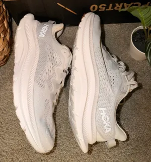 Hoka Light Gray Athletic Shoes thumbnail 1