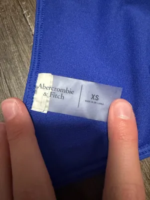 Abercrombie Swimsuit Top bikini blue thumbnail 3