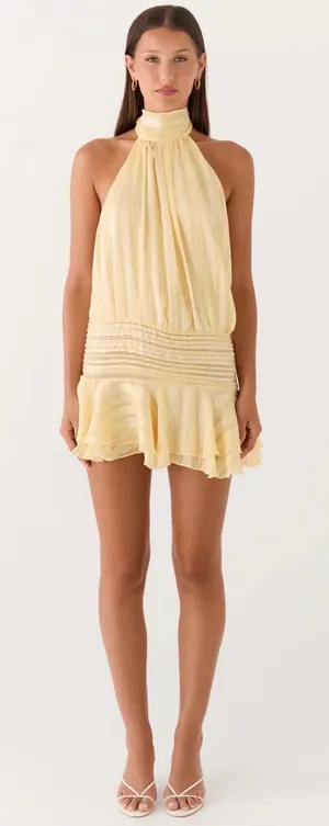 Yellow Peppermayo Dress Mini thumbnail 1