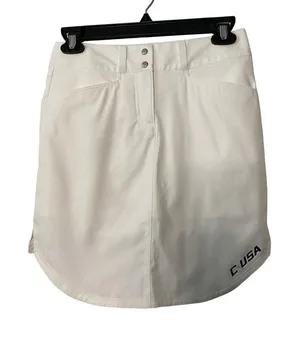 New Adidas white‎ tennis skirt/skort Sz 0 thumbnail 1
