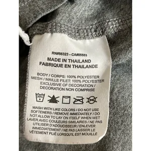 Nike Dri Fit Women's Gray Crossback Running Yoga Workout Athletic Tank Top Sz M thumbnail 7