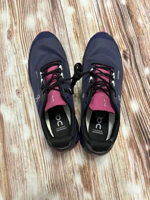 On | Cloudvista Waterproof Trail Running Shoe (Women) |10 Waterproof: protects against rain, puddles and slush to keep feet dry in wet conditions Trail: provides superior stability and traction on hills, uneven surfaces and changing terrain Lightweight: puts cushioning and performance underfoot with an emphasis on streamlined comfort Removable, cushioned insole allows for custom orthotics Helion™ superfoam cushioning delivers lightweight energy return even in hot and cold temperatures CloudTec® sole provides a smooth ride that moves naturally with each stride Missiongrip™ multidirectional lugs in the tread maintain superior grip on changing terrain Synthetic and textile upper/textile lining/rubber sole thumbnail 4