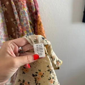 Anthropologie Bl-nk London Pastel Long Floral Patchwork Kimono Multi One Size thumbnail 6
