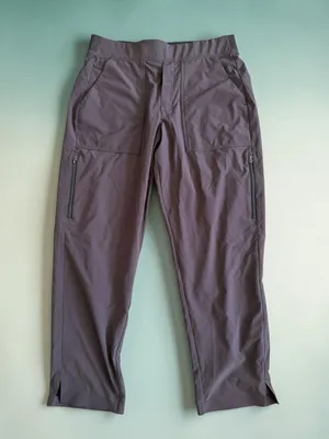 ATHLETA Purple Ankle Active Pants Size 12 thumbnail 1