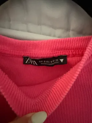 Pink Ruffle ZARA Top thumbnail 4