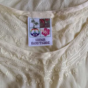 India Boutique ☀️Embroidered Swim Cover-up Dress☀️ OS thumbnail 6