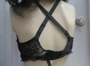 Victoria's Secret dream angels bras in black size 36DD. thumbnail 10