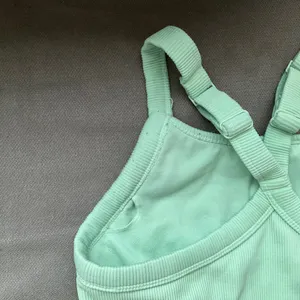 Alo Yoga Seamless Ribbed Favorite Bra Tank Spearmint XS thumbnail 5