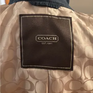 Coach Cotton Double Breasted Trench Coat thumbnail 13