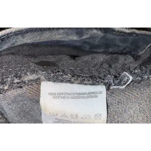 Free People Cut‎ Off Shorts Dark Wash Button Fly Distressed Women's 27 Mid Rise thumbnail 7
