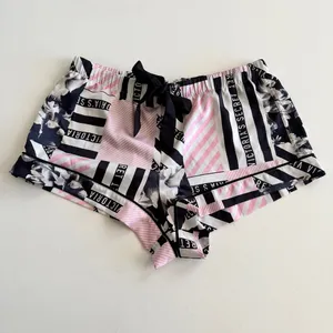 Victoria's Secret - Angel PJ Shorts and Tee in White Pink & Black thumbnail 2