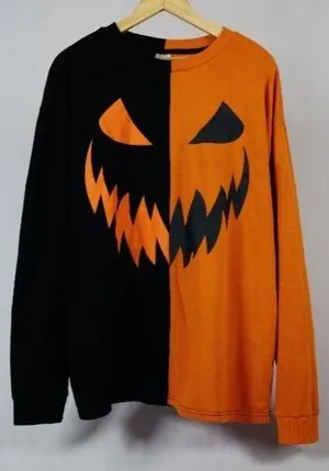 Spirit Halloween Adult Jack-O'-Lantern Sweatshirt Unisex Size Large thumbnail 1