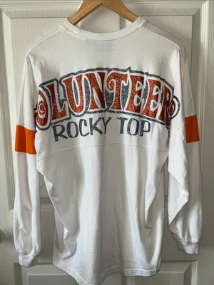 Pennant Tennessee Volunteers Game Day Long Sleeve Sparkle T-Shirt Sz Small Rocky Top thumbnail 1