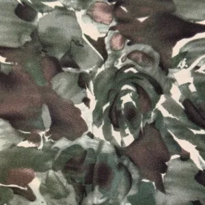 THE LIMITED Green Abstract Floral Cowl Neck Ruched Sleeveless Top EUC‎ XS thumbnail 6