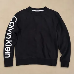 Calvin Klein Black Logo Sleeve Crewneck Sweatshirt Streetwear M thumbnail 7