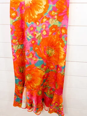 Show Me Your Mumu Garden Midi Dress Miss Malibu, EUC, Medium, MSRP $198 thumbnail 8