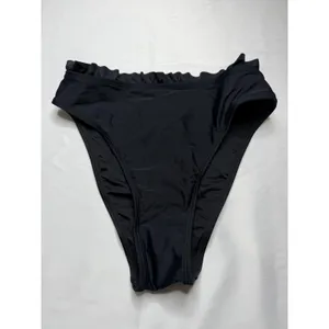 Cupshe Women Black Underwire Ruffle High‎ Waisted Bikini Set XS thumbnail 4