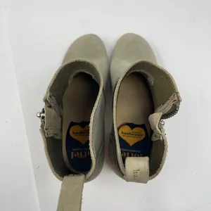 Toffel Swedish Hasbeens Zip It Emy Clog Boots in grey suede 37 thumbnail 13