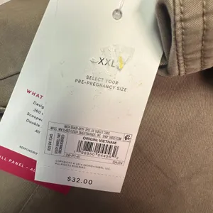 Isabel Maternity Utility Barrel Pants‎ Brown XXL Full Panel thumbnail 5