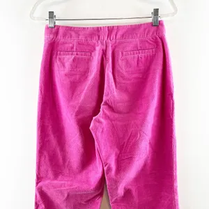 Lilly Pulitzer High Rise Vintage Corduroy Bootcut Straight Pants Pink 4 thumbnail 8