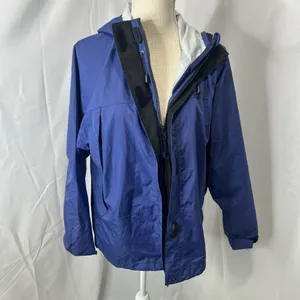 LL Bean navy blue wind breaker jacket thumbnail 8