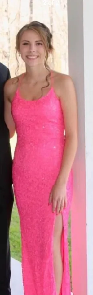 Prom dress Pink Size 00 thumbnail 1