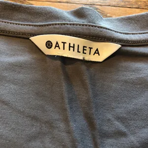Athleta Effortless Tank Blue Grey thumbnail 5