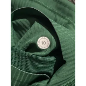 Lululemon Base Pace High Rise Ribbed Tight Nulux 25" Everglade Green Size 10 thumbnail 3