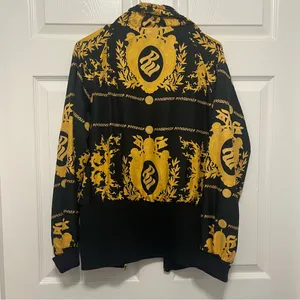 Y2K Rocawear Black and Gold Patterned Jacket thumbnail 2