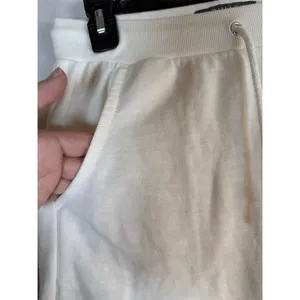 Primark Sweatshorts Womens Size S Ivory Drawstring Waist Pockets thumbnail 4