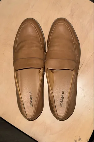 Indigo rd. Tan Leather Slip OnShoe thumbnail 1