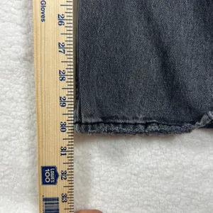Abercrombie & Fitch 90s Straight Ultra High Rise Curve Love Jeans 27 4R Black thumbnail 7
