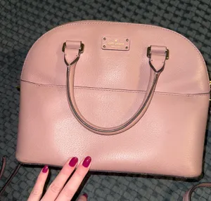Kate Spade Pink Purse Leather thumbnail 1