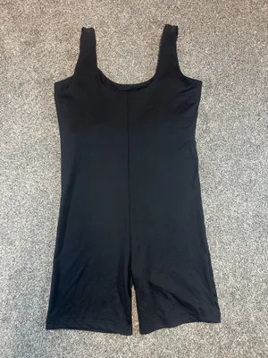 NWT Ripe Maternity Luxe Knit Short Bodysuit Romper Black - Small thumbnail 6
