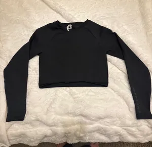 Black Athletic Aerie Top Crop OFFLINE by Medium thumbnail 1