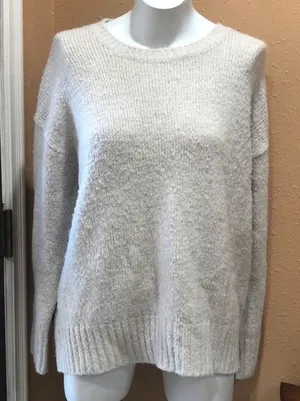 Zara knit cream sweater thumbnail 1