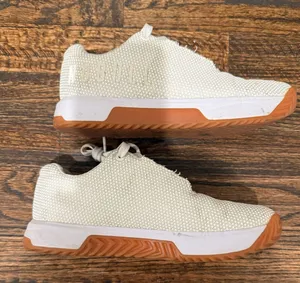 NOBULL White and Brown Athletic Shoes with Minimalist Design Size 6.5W/5M‎ thumbnail 1