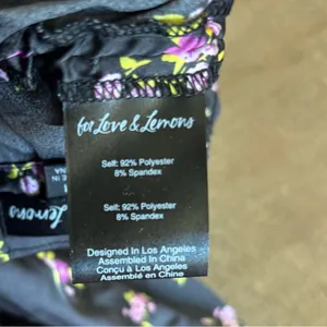 for love & lemons laramie lavender floral tie midi skirt thumbnail 7