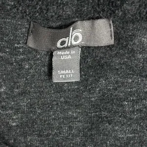 ALO Jacket Size Small‎ Petite Hooded Pockets Full Zip Charcoal Grey thumbnail 11
