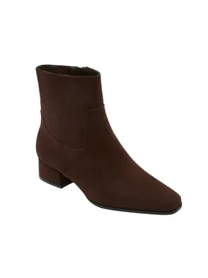 Universal Thread Block Heel Ankle Boots with Memory Foam Insole Brown 6.5W thumbnail 10