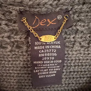 Dex Knit Batwing Sleeve Pullover Sweater Women's‎ Small Gray Boho Hippie Retro thumbnail 5