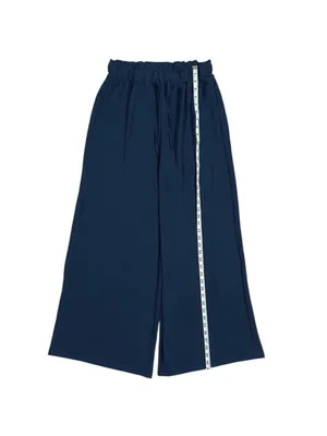 Cupshe Summer Lovin' Wide Leg High Rise Coverup Pants Blue Medium thumbnail 7