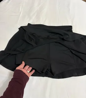 Black High Waist Tennis/Sporty Skort" thumbnail 2
