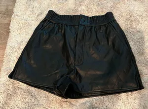 ZARA Leather Shorts thumbnail 2