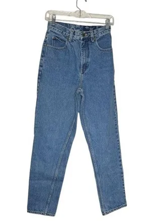 EDDIE BAUER Blue Denim Jeans Classic Fit High Rise Size 4 Mom Jeans thumbnail 3